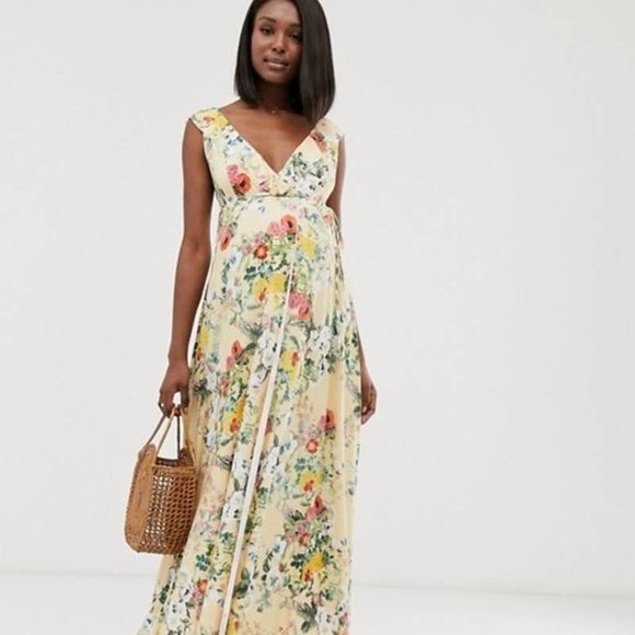 ASOS Maternity Dresses & Skirts - ASOS Maternity Nursing Floral Wrap Maxi Dress
